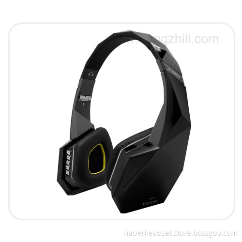 Foldable handfree stereo bluetooth headset